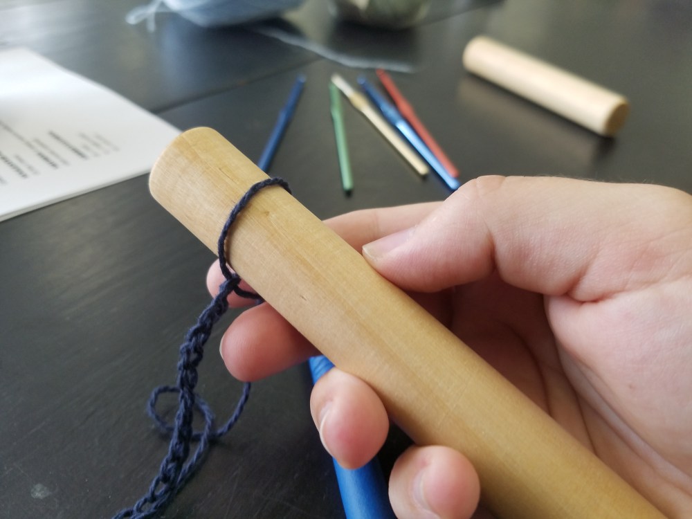 Loop on a dowel