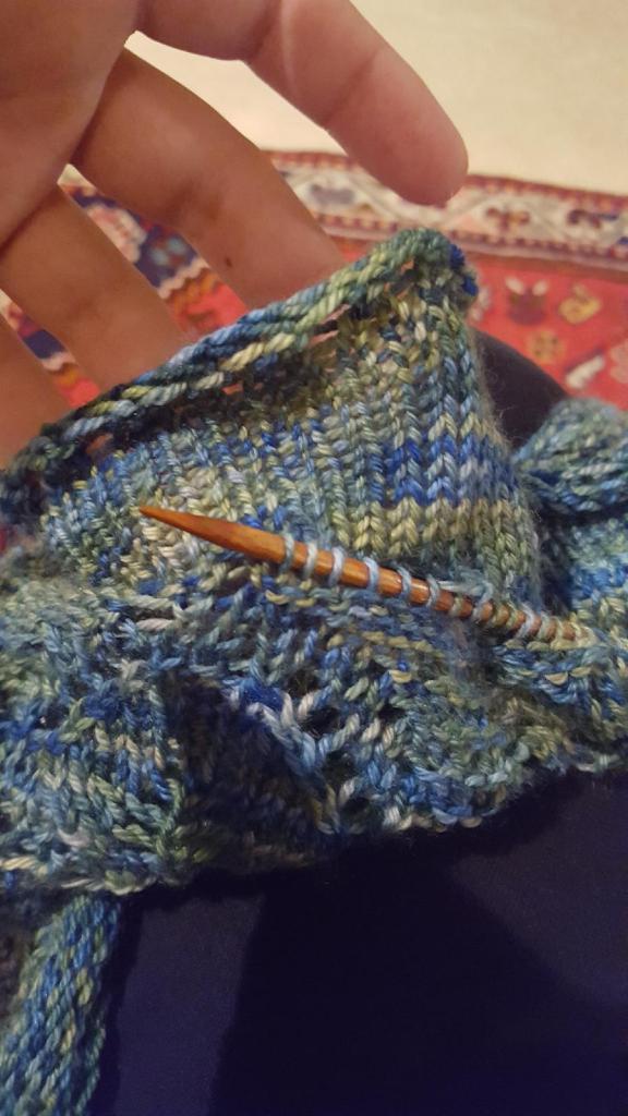 Inserting needle as a lifeline