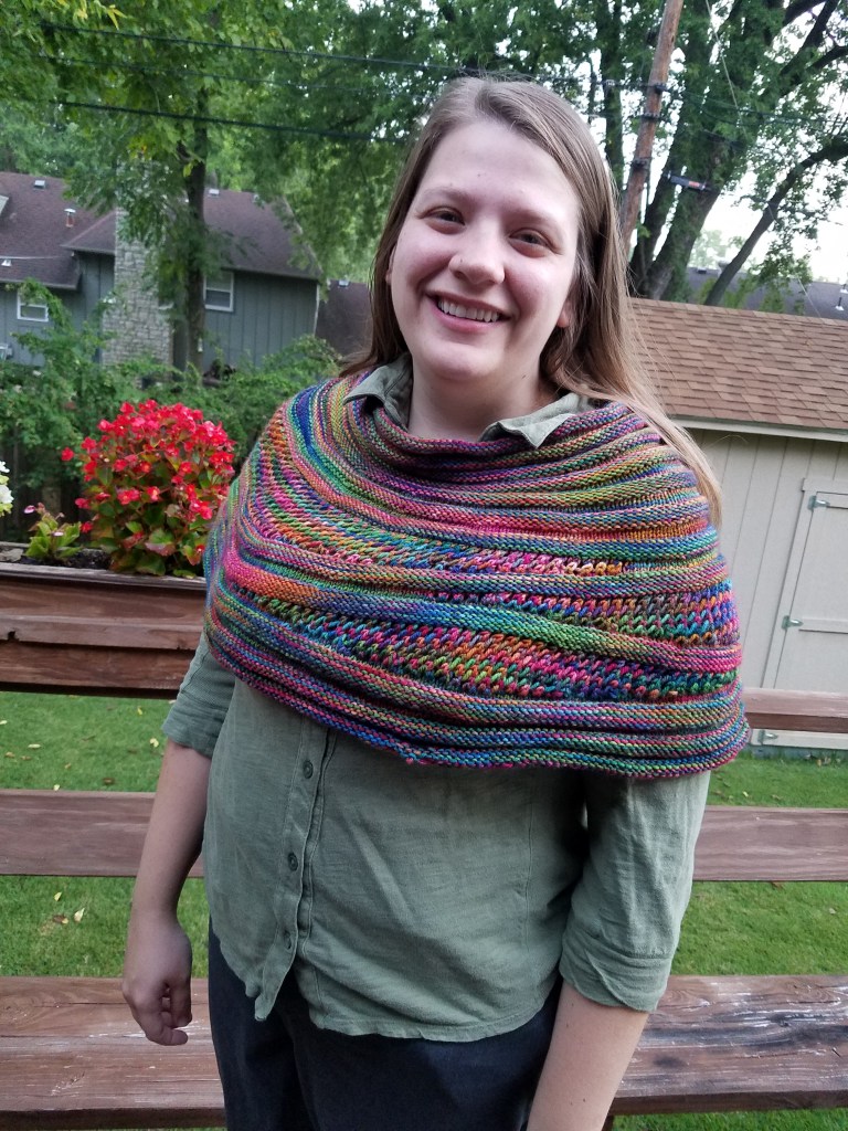 Me wearing my Gaga Shroud