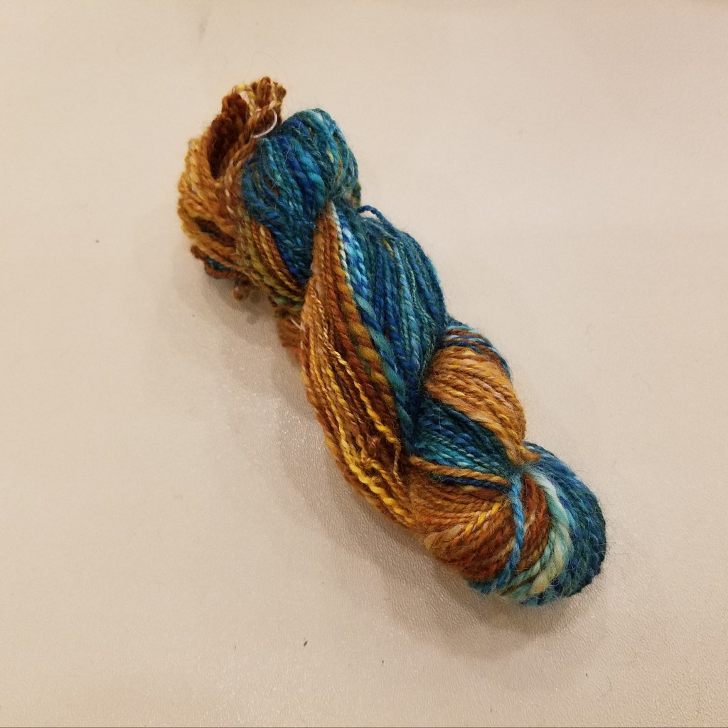 my fauxlag handspun yarn