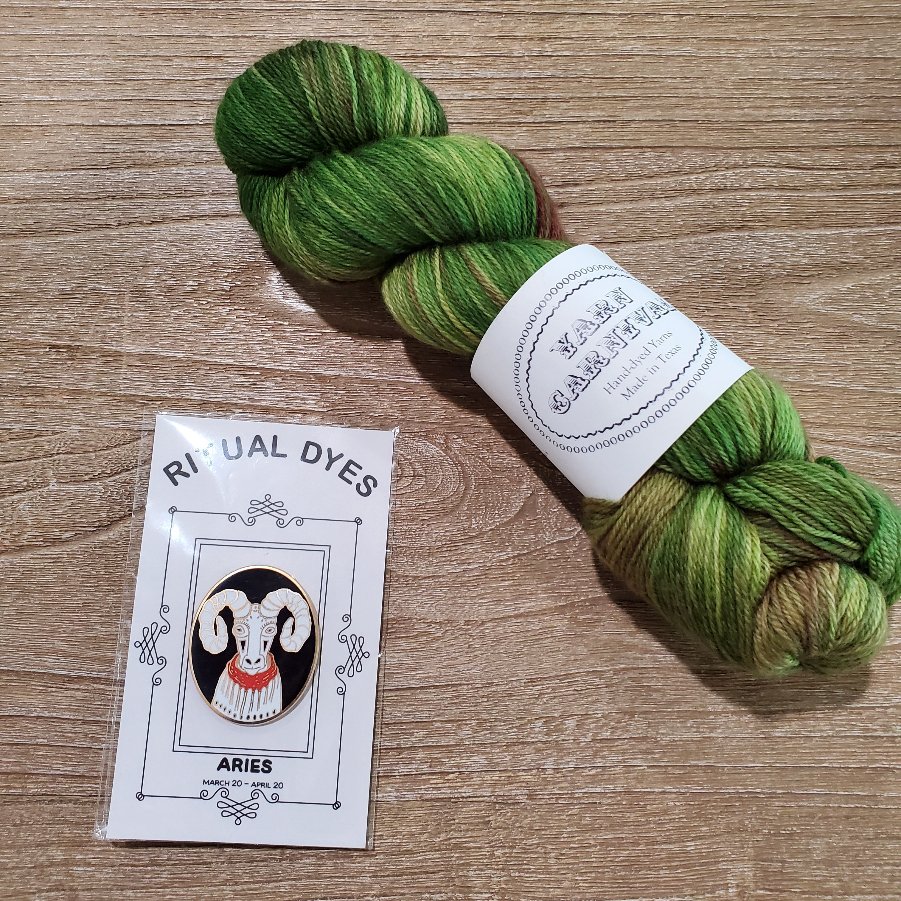 ritual dyes pin yarn carnival skein