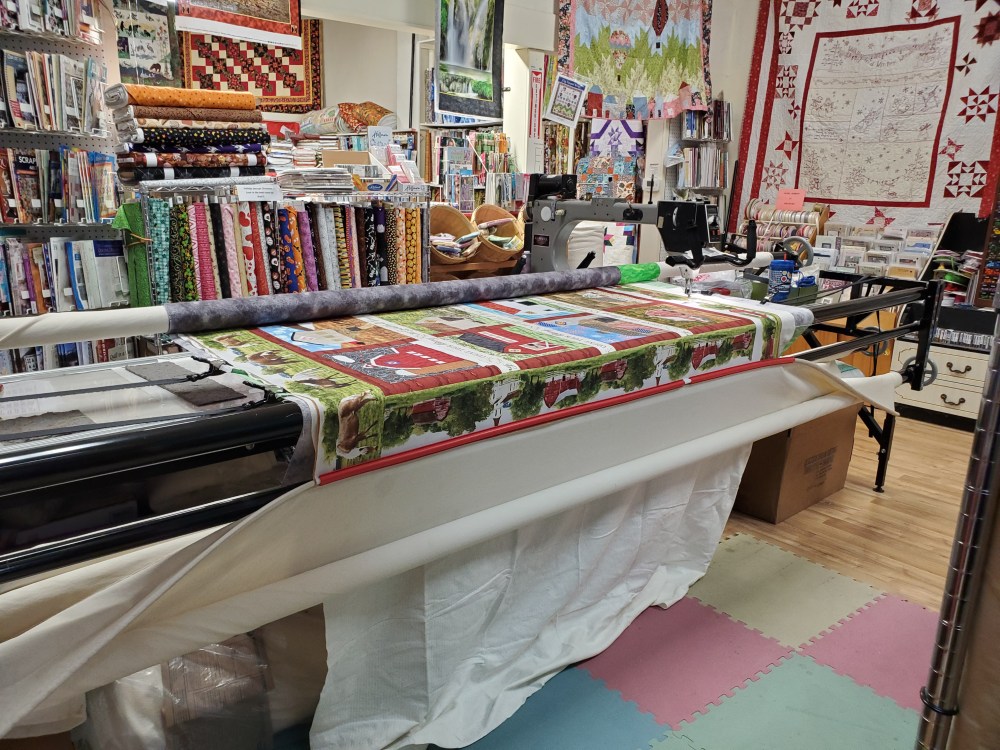 long-arm sewing machine