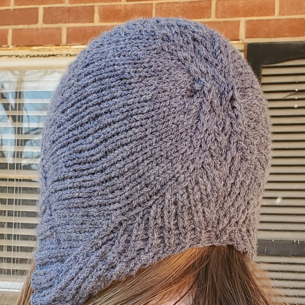 The back of the blue She's a Betty Bonnet