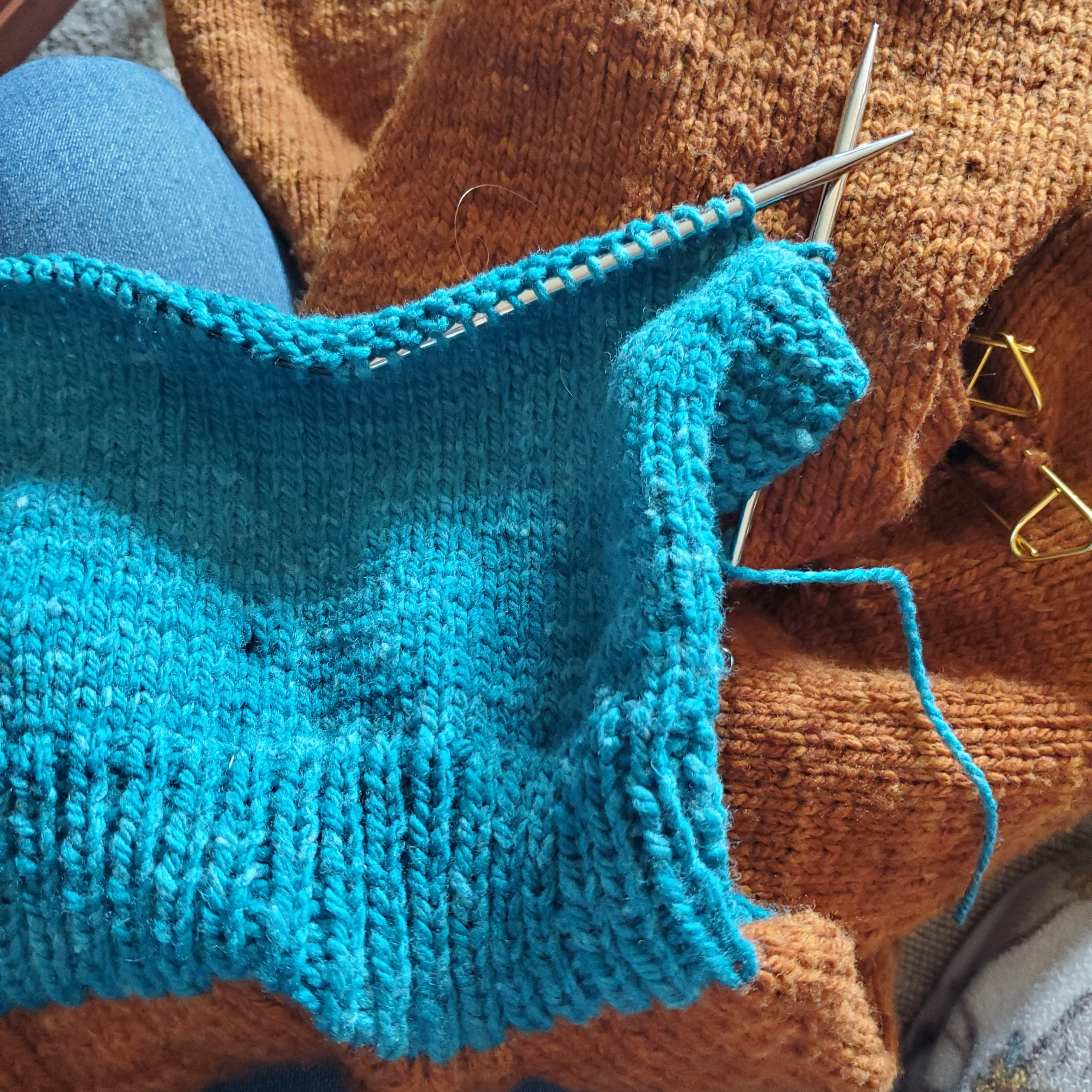 In-progress Wonderful Wallaby sweater