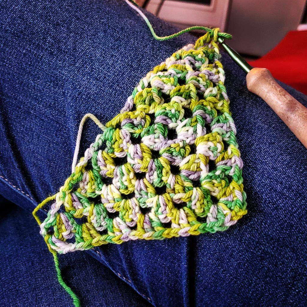 In-progress Drive In Movie Shawl