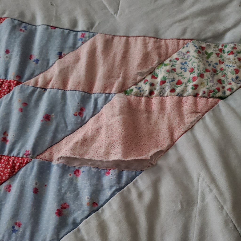 torn quilt