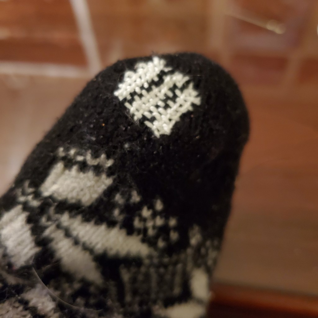 close up of finished patch