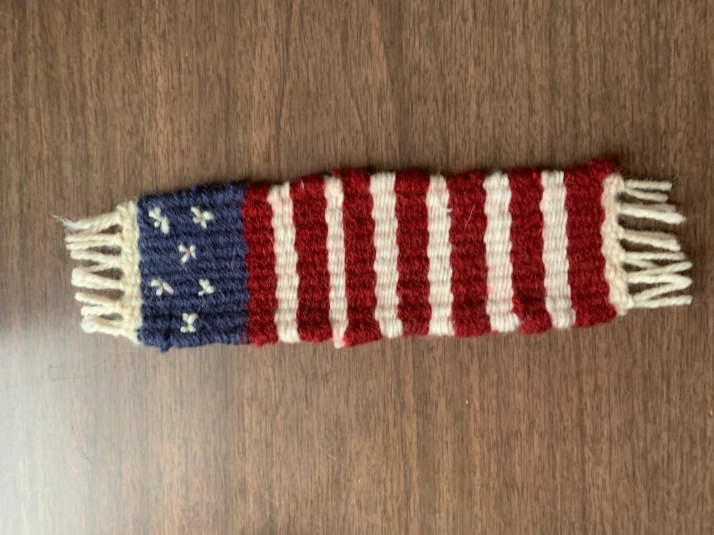 Finished Americana bookmark