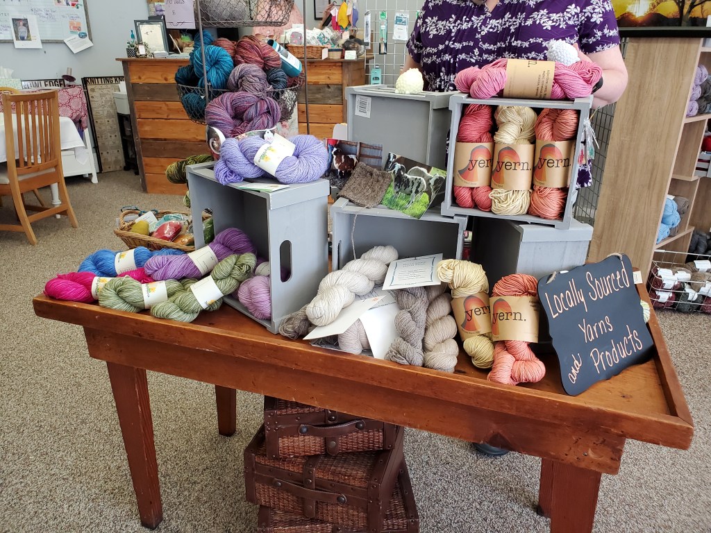 one table of local products