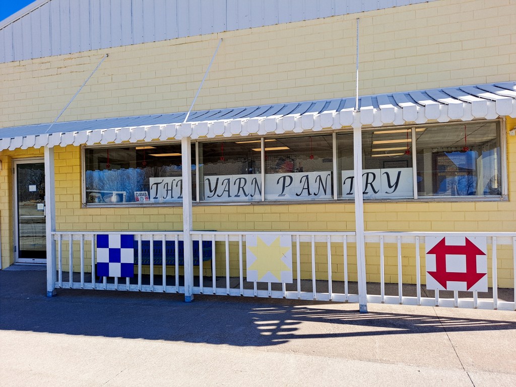 Yarn Pantry exterior sign