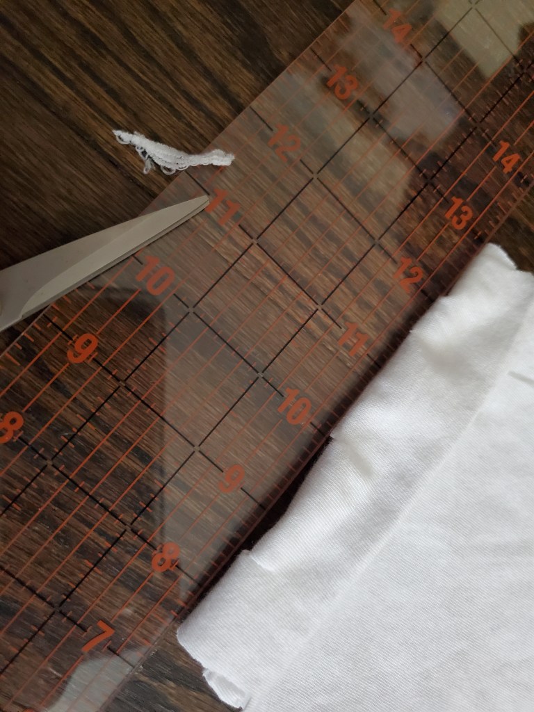 measuring out holes for baseball tee