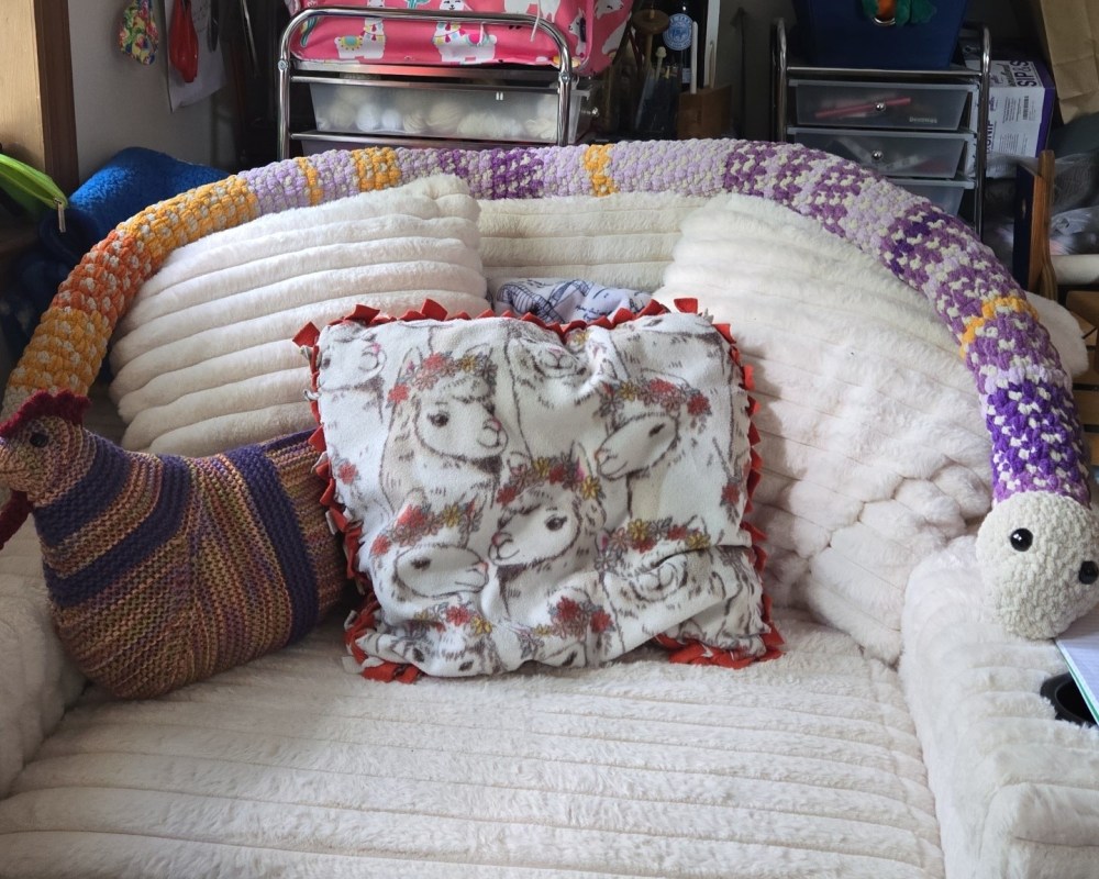 temperature snake in comfy chair